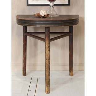Half Circle End Side Tables You Ll Love Wayfair Semi Circle Wall End Table