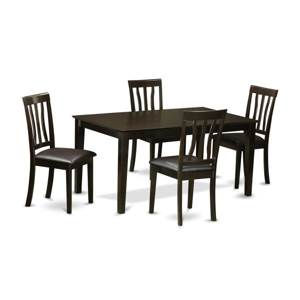 Capri 5 Piece Dining Set By Wooden Importers Savings