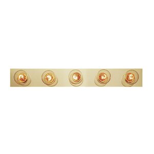 Builder Basic 5-Light Bath Bar