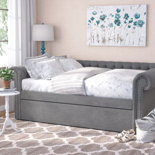 Queen Bed With Trundle Wayfair Quickview