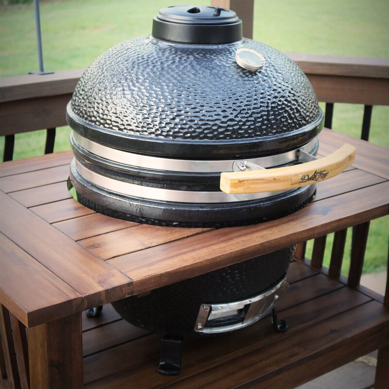 Duluth 16.5" Kamado BuiltIn Charcoal Grill with Smoker & Reviews