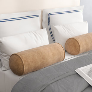 Bed Bolster Pillow Wayfair Leesville Bolster Pillow Set Of 2