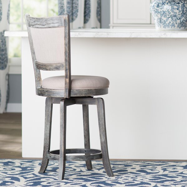 Topeka 24 Swivel Bar Stool by Darby Home Co