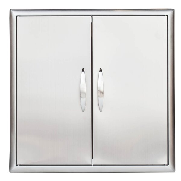 Stainless Steel Double Access Door by Barbeques Galore