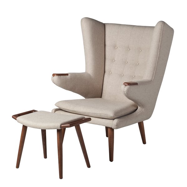 Johanna Lounge Chair And Ottoman By Corrigan Studio
