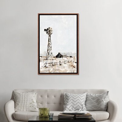 Rustic Prairie I by Ethan Harper - Painting Print East Urban Home Size: 48