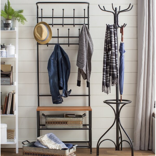Entryway Storage Hall Tree by Honey Can Do