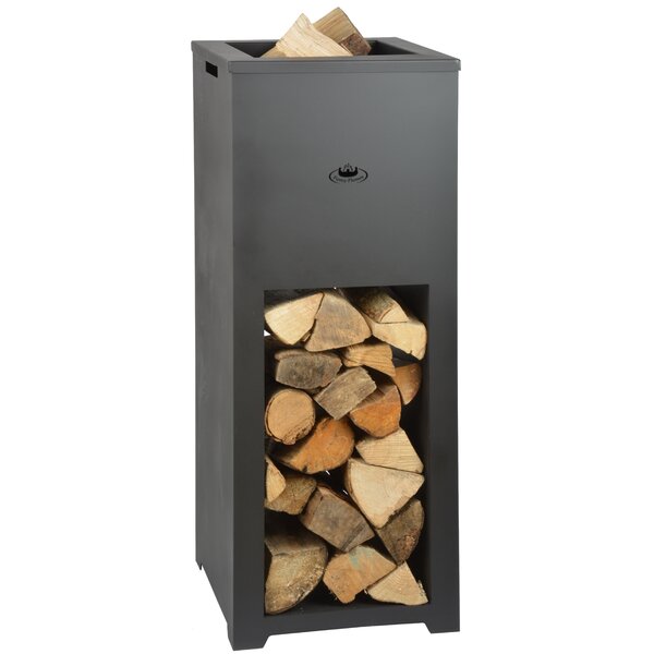 Fireplace 2.16 Ft. X 2.58 Ft. Metal Log Store By EsschertDesign