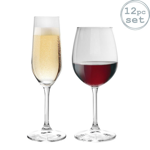 Bormioli Rocco 8 Piece Nadia Stemware Set