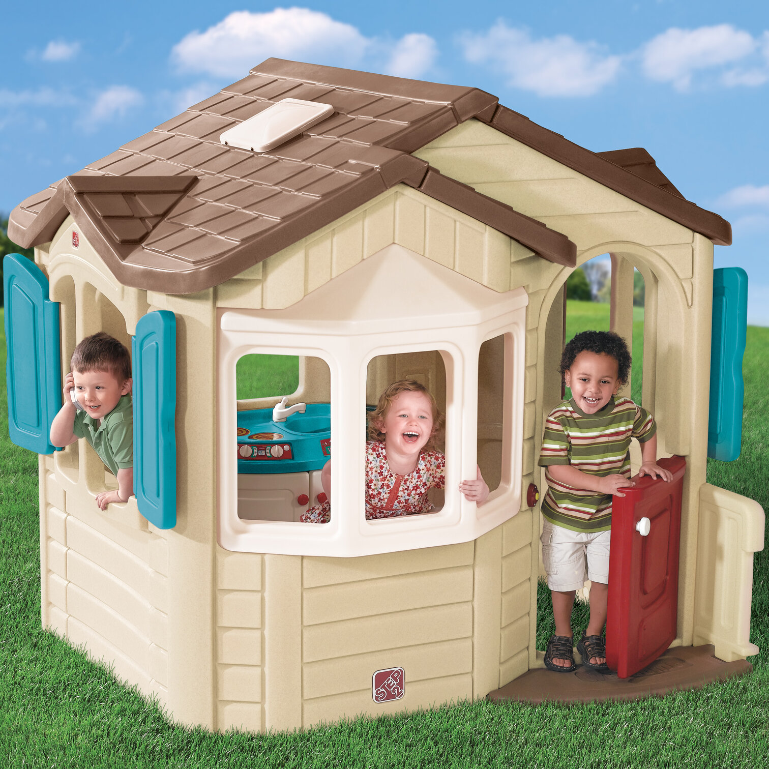 Step2 Naturally Playful Welcome Home Playhouse Reviews Wayfair