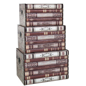 3-tlg. Truhen-Set Vintage von Castleton Home