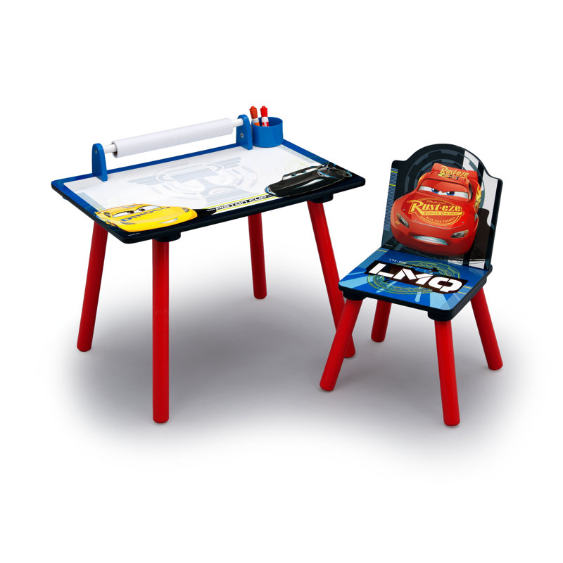 Cars Disney Pixar Cars Children S Activity Desk And Chair