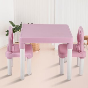 childrens fold away table and chair set