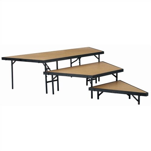 Stage Pie Riser Set in Hardboard by National Public Seating