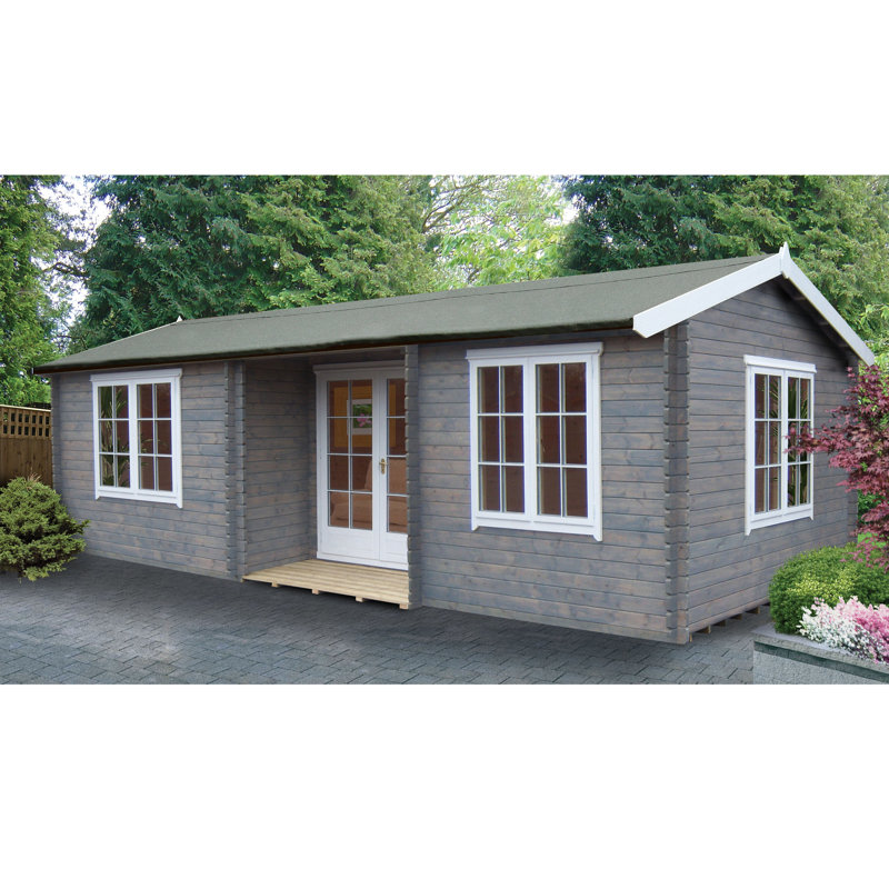 Sol 72 Outdoor Vinalhaven 26 X 14 Ft Tongue And Groove Log Cabin Wayfair Co Uk This lovely cabin can accommodate any pursuit that your imagination will allow: vinalhaven 26 x 14 ft tongue and groove log cabin