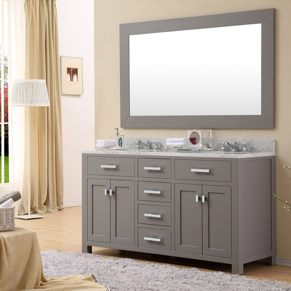 Raven 60 Double Bathroom Vanity Set by Andover Mills