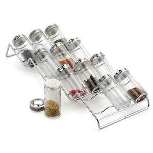 12 Jar Spice Jar & Rack Set