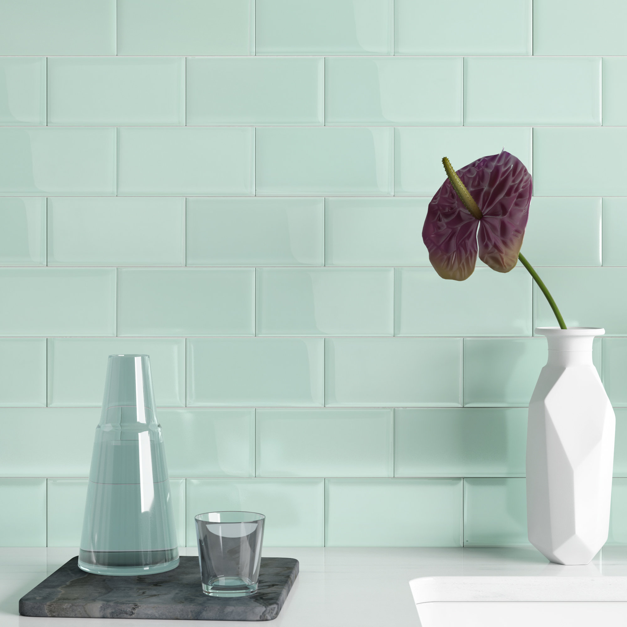 Contempo 3 X 6 Gl Subway Tile Reviews Allmodern Contempo 3 X 6 Gl Subway Tile