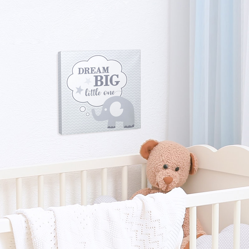 The Party Aisle Dream Elephant Nursery Canvas Art Reviews Dream Elephant Nursery Canvas Art