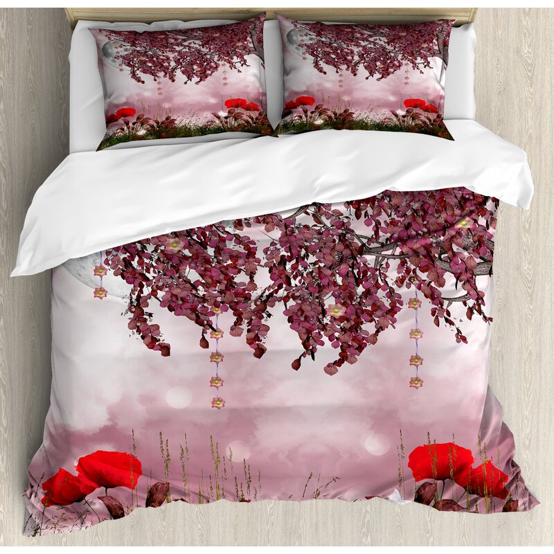 East Urban Home Poppy Duvet Cover Set Wayfair