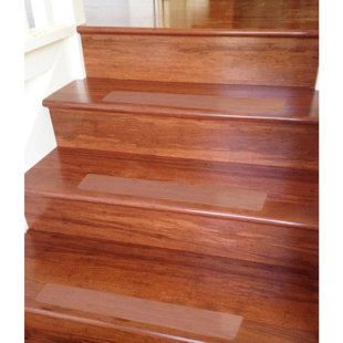 Stair Tread Rugs You Ll Love Wayfair Kleiman Safety Clear Stair Tread Set Of 14