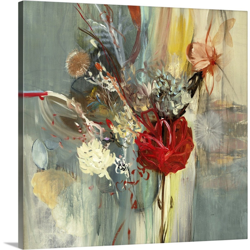Canvas On Demand Floral Life By Sarah Stockstill Painting Print