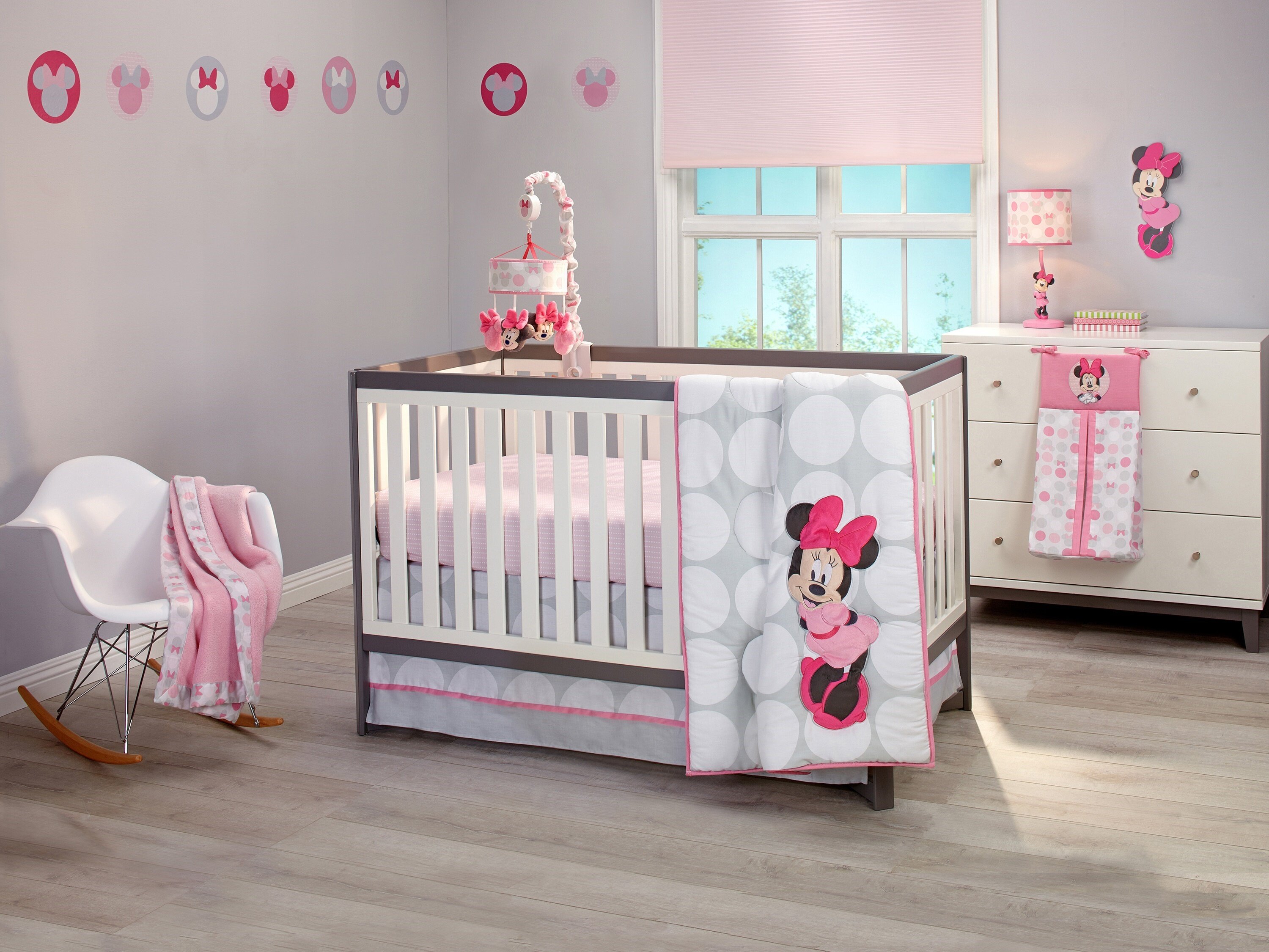 minnie mouse fitted crib sheet