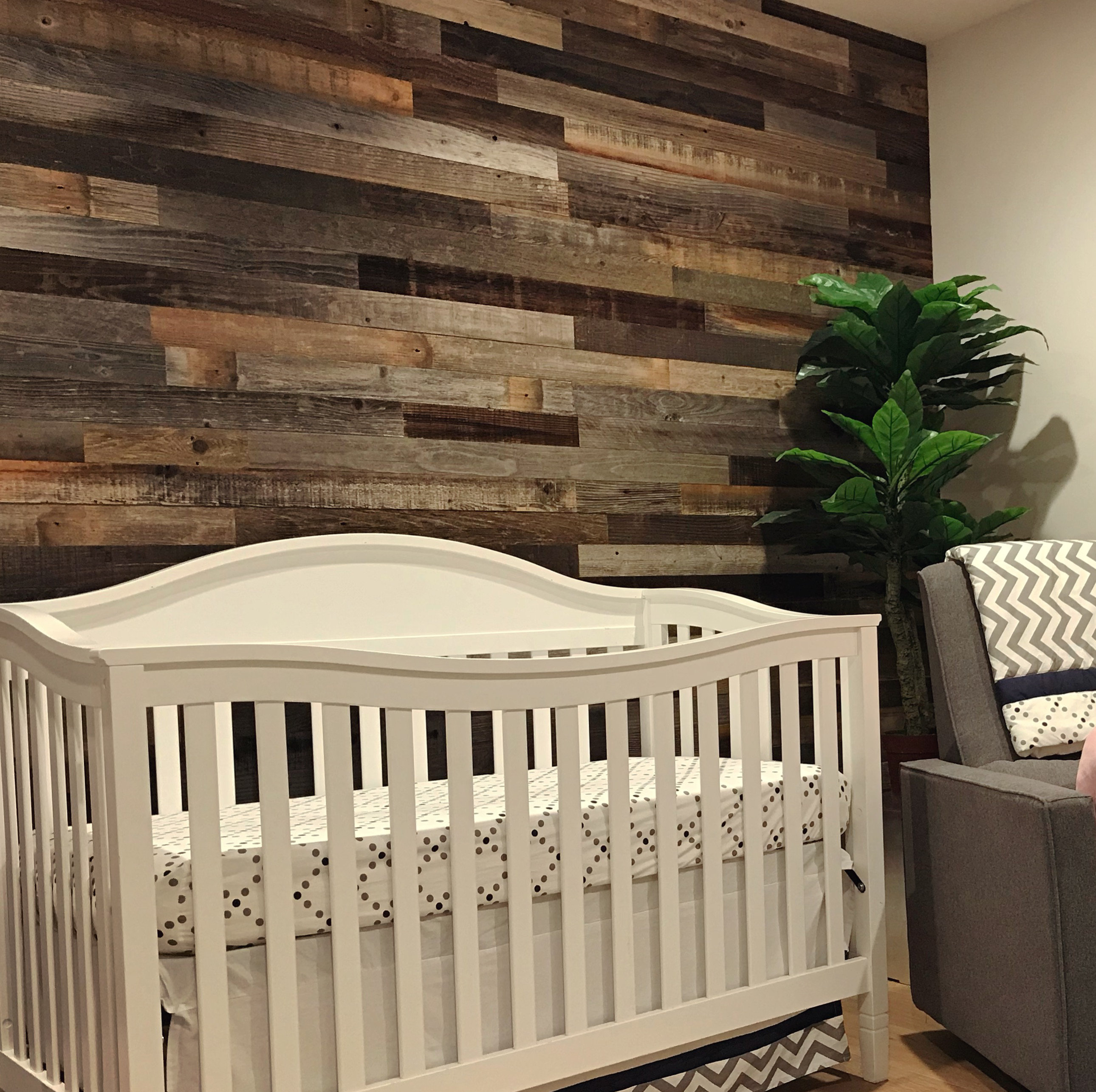 wood wall nursery