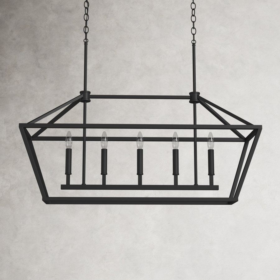 Snellville 5 - Light Kitchen Island Linear Pendant