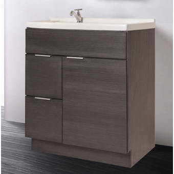 Kohler Damask 30 Vanity Base Only With Toe Kick 1 Door And 3 Drawers On Right Wayfair