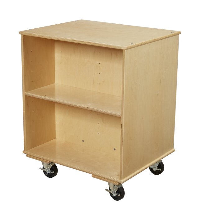 Childcraft Storage Portable 2 Bookshelf With Caster Wayfair