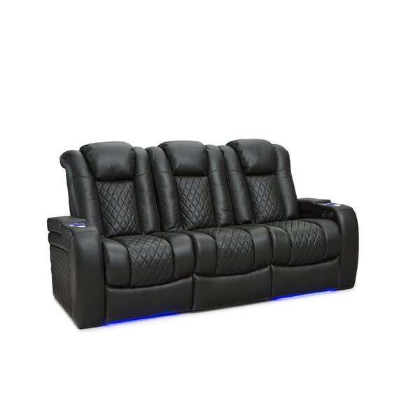 Leather Home Theater Sofa By Latitude Run