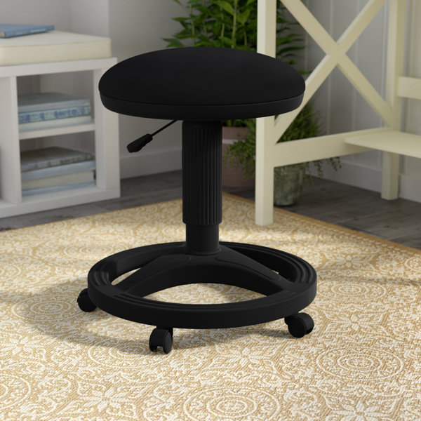 Gutierres Height Adjustable Stool With Footring By Alcott Hill
