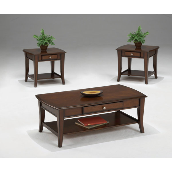 Broadway 3 Piece Coffee Table Set by Bernards