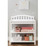 antique white changing table