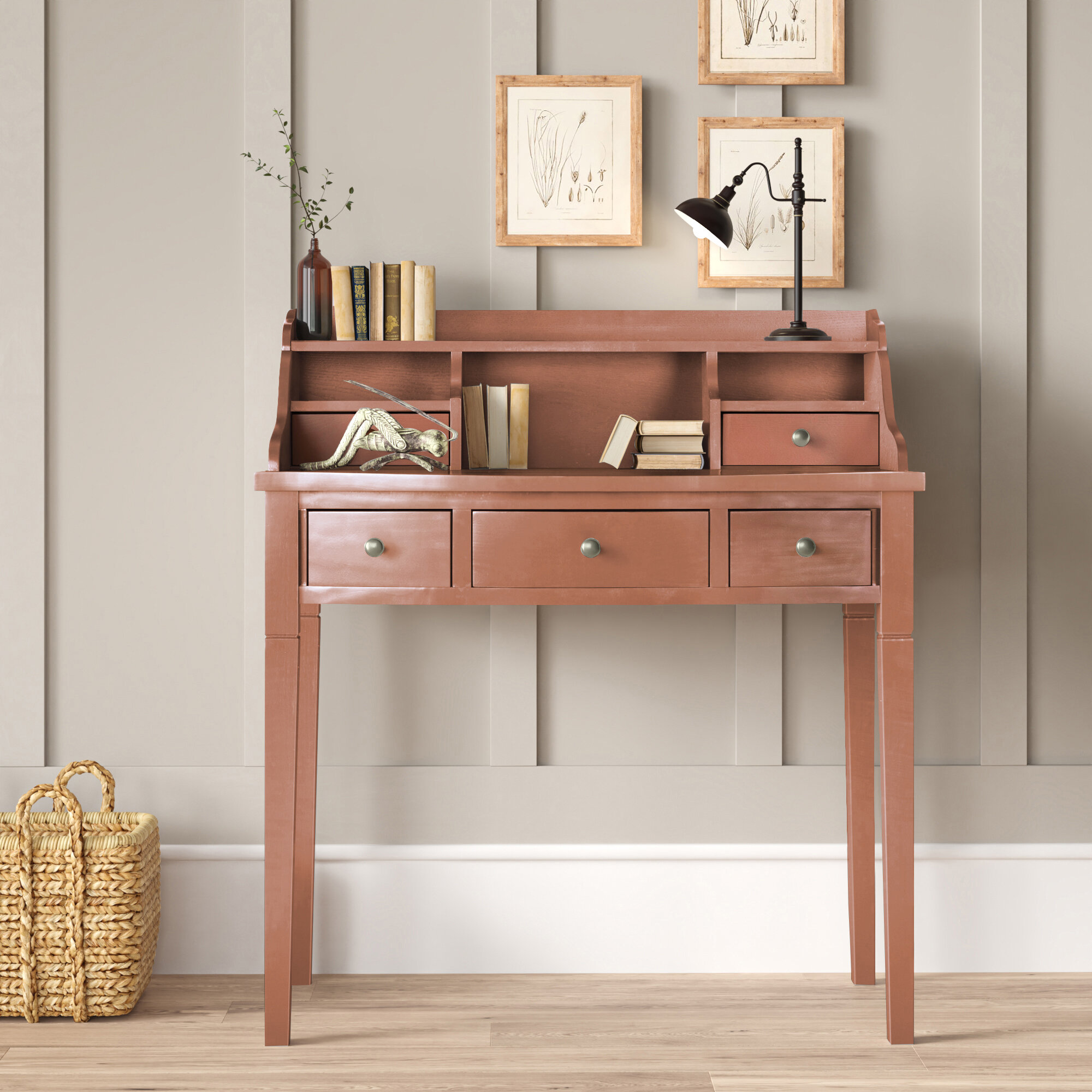 Orland Secretary Desk With Hutch Reviews Birch Lane