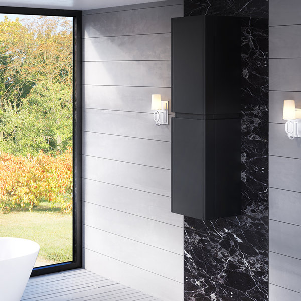 Rouillard Linen 15.6 W x 61.6 H Wall Mounted Cabinet by Orren Ellis