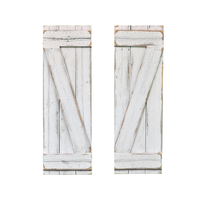 Barnwood Shutters Wall Décor Barnwood Shutters Wall Décor