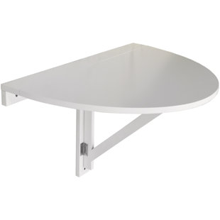 Wall Mounted Fold Down Table Wayfair Co Uk Hierro Wall Mounted 43cm Semi Circle Folding Table