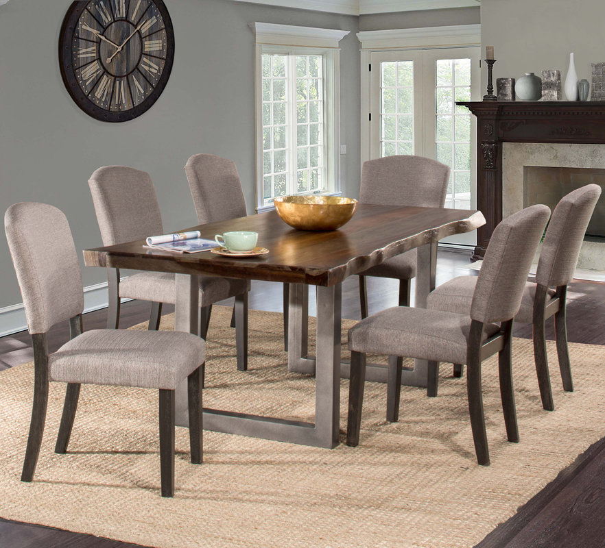Loon Peak Okmulgee 7 Piece Dining Set & Reviews Wayfair