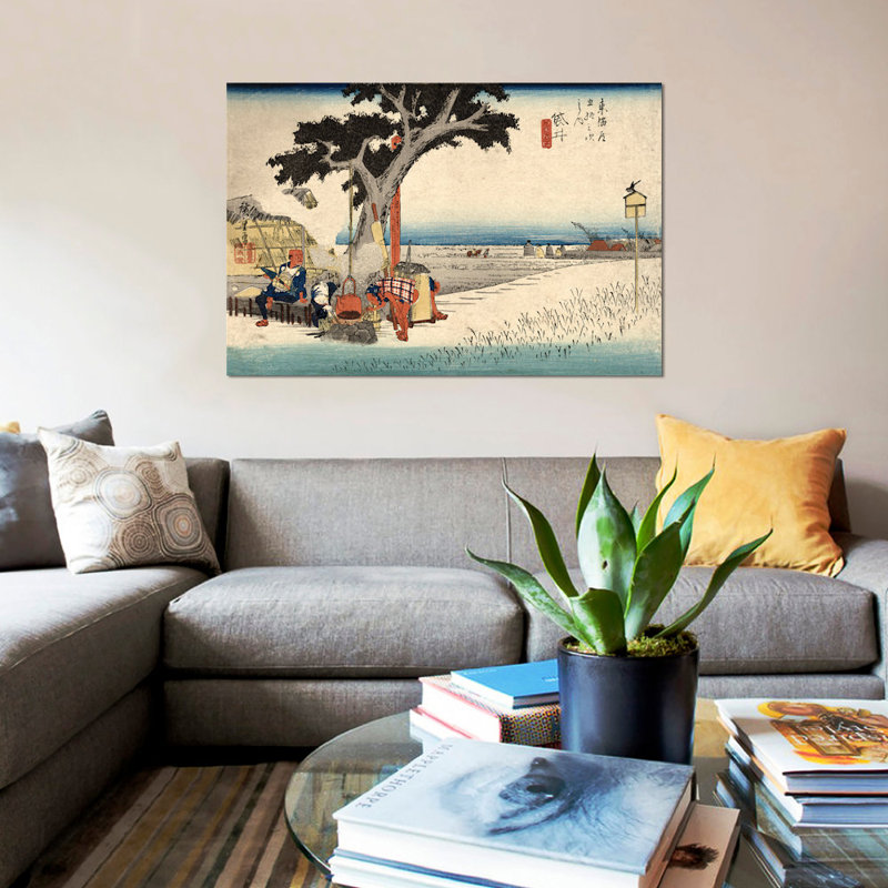 East Urban Home Tea Stall Fukuroi C 1833 Free Library Of