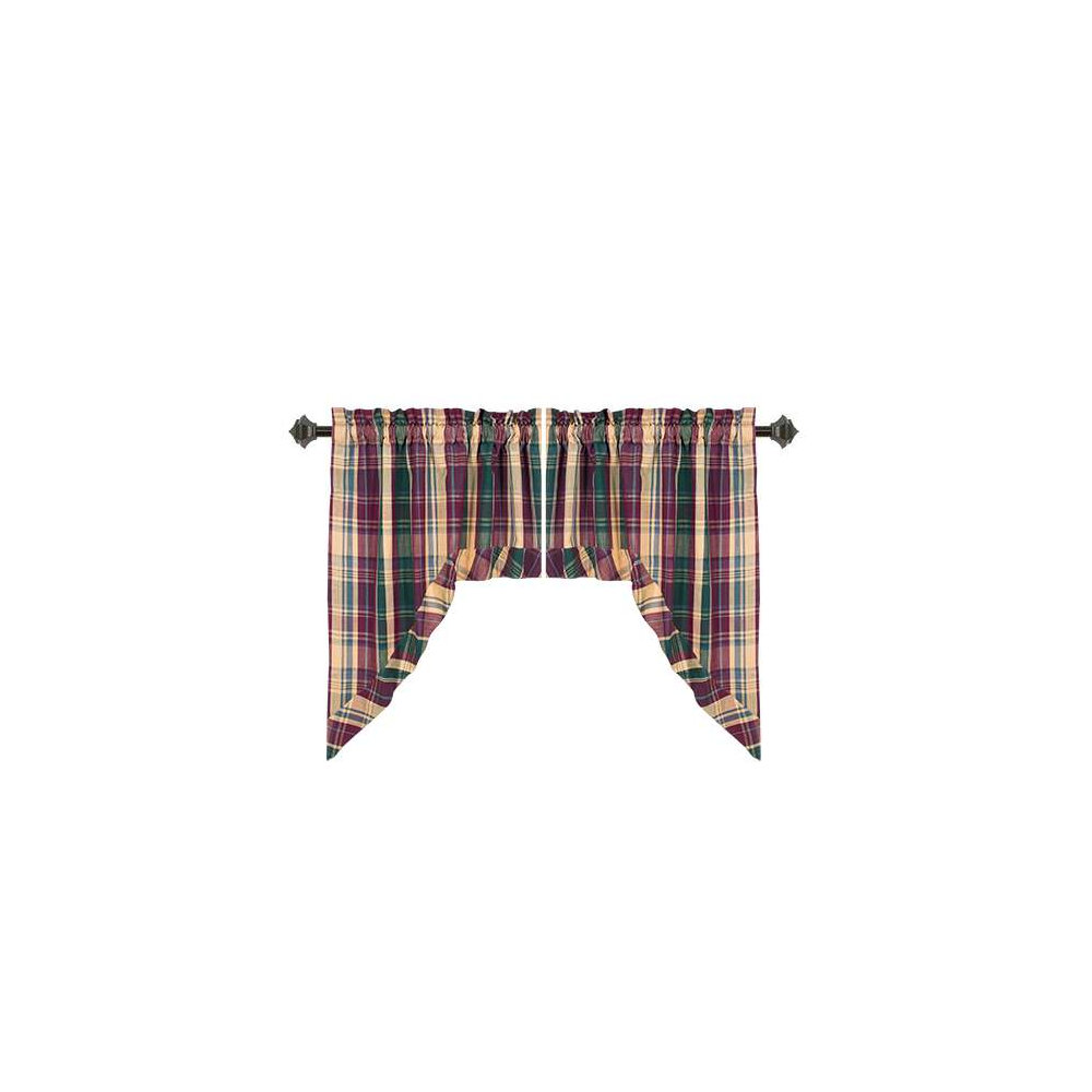 August Grove Waterhouse Swag 72 Window Valance Wayfair
