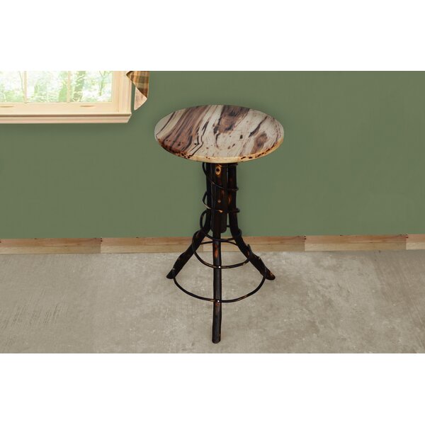 Brammer Solid Wood Pedestal End Table By Millwood Pines
