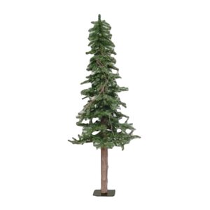 Alpine Tree 5' Green Pine Artificial Christmas Tree
