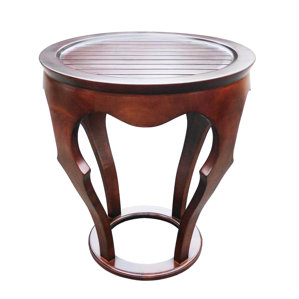 Baronnes Curved End Table by D-Art Collection