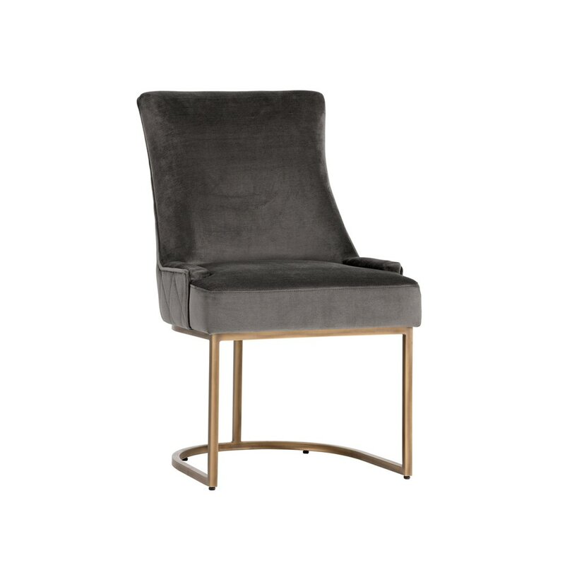 Sunpan Modern Irongate Florence Upholstered Dining Chair Wayfair