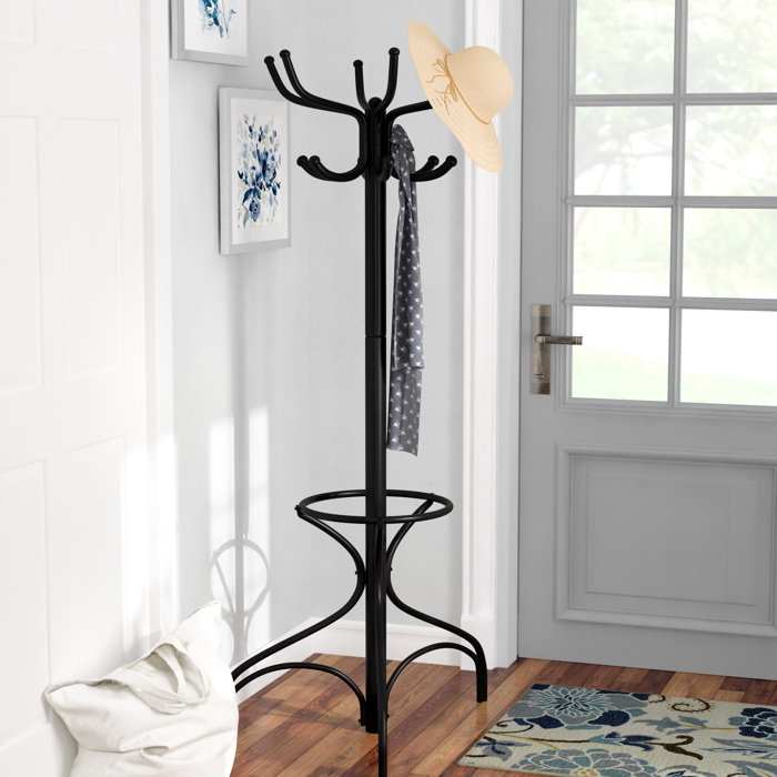 Metal Coat Rack With Umbrella Holder Metal Coat Rack With Umbrella Holder