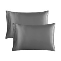 silver satin pillowcases