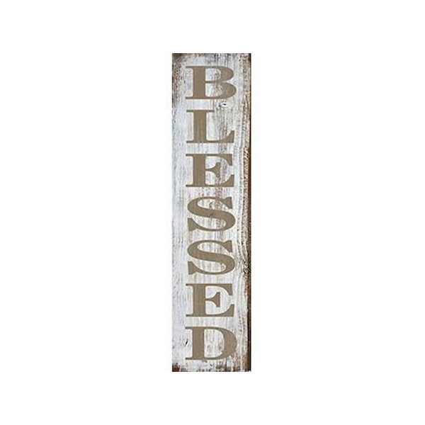 Winston Porter Blessed Wooden Sign Wall Decor Wayfair