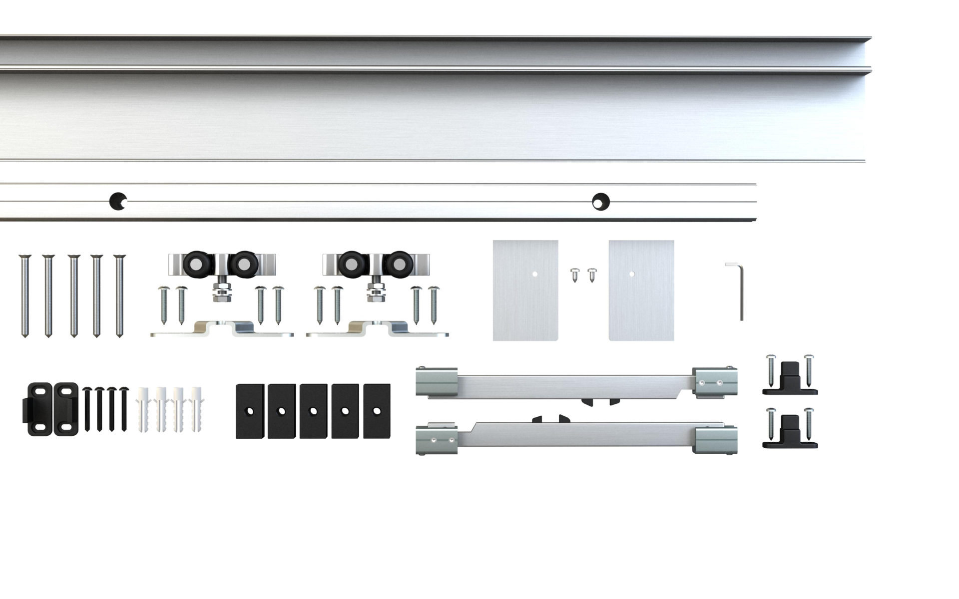 Richelieu Contemporary Concealed Rail Standard Single Barn Door